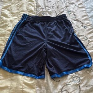 Adidas Boys Navy Blue Athletic Mesh Shorts, size XL 18/20